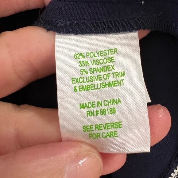 Lilly Pulitzer Bronte Embellished Shift Dress - Size 0 - Picture 8 of 11